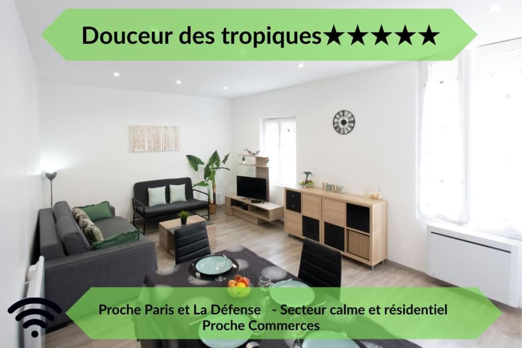 Appartamento *Douceur Des Tropiques*Parisis Argenteuil Esterno foto